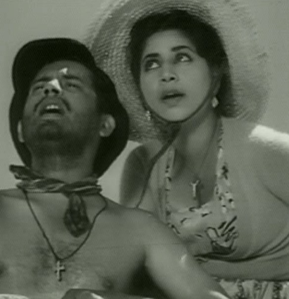 Shirtless Guru Dutt