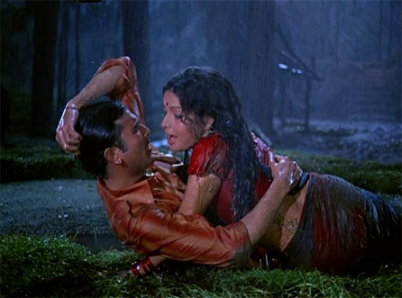 Rajesh Khanna and Rakhee Rain Song Bollywood Rajesh Khanna and Rakhee Rain Song Bollywood
