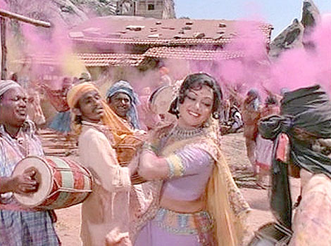 Hema Malini Sholay holi