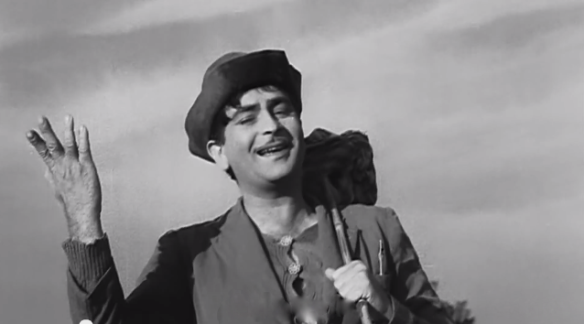 Raj Kapoor Shree 420 Charlie Chaplin
