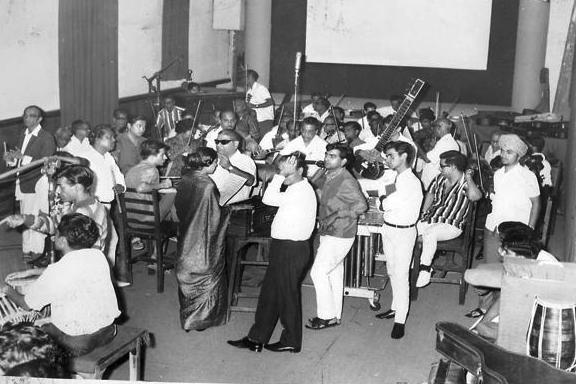 Madan Mohan recording studio orchestra
