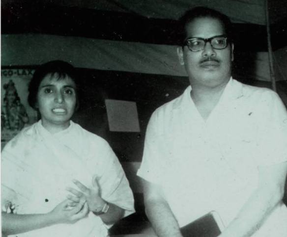 Minoo Purushottam and Manna Dey