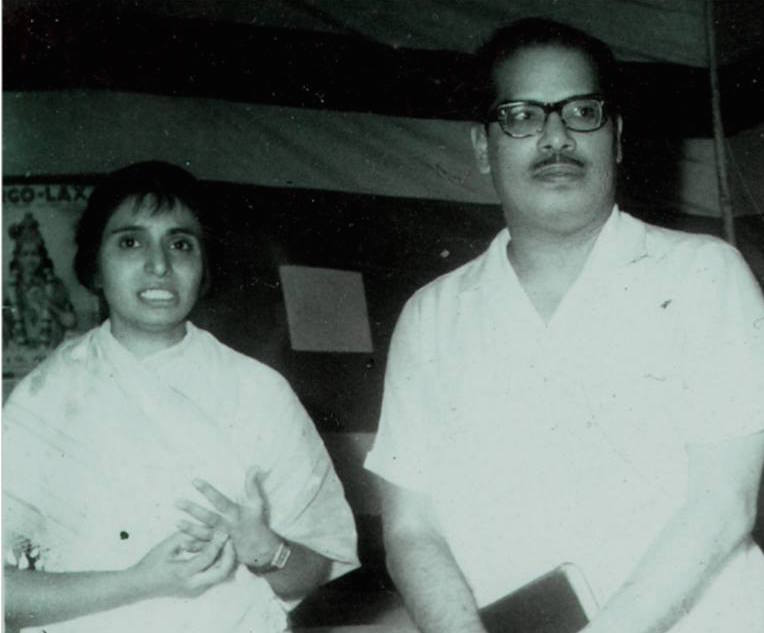 Minoo Purushottam and Manna Dey