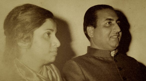 Minoo Purushottam and Mohammed Rafi