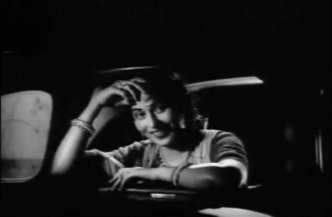 Madhubala car window Ek ladki bheegi bhagi si
