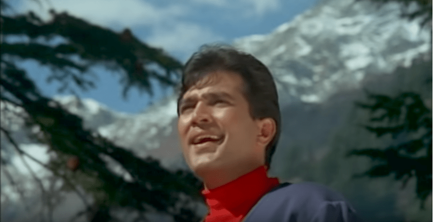 Rajesh Khanna Aradhana mountain echo