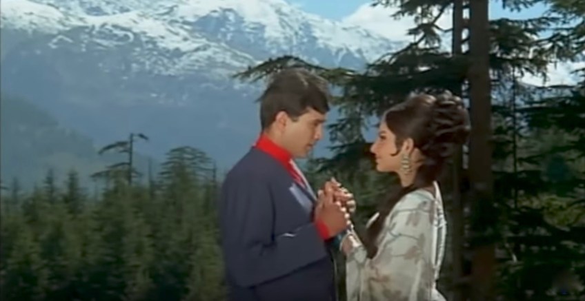 Rajesh Khanna Sharmila Tagore Aradhana kora kagaz
