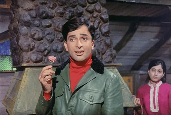 Handsome Shashi Kapoor Sharmilee red turtleneck.png