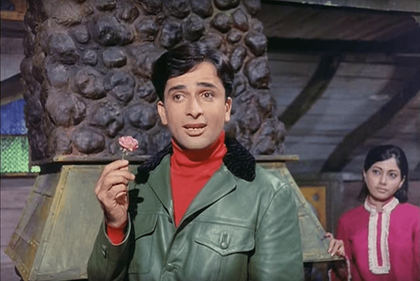 Handsome Shashi Kapoor Sharmilee red turtleneck.png